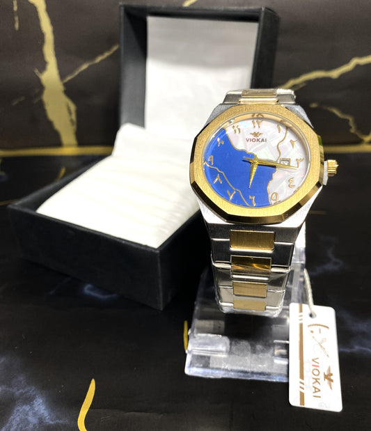 Viokai Classic Stainless Steel Timepiece