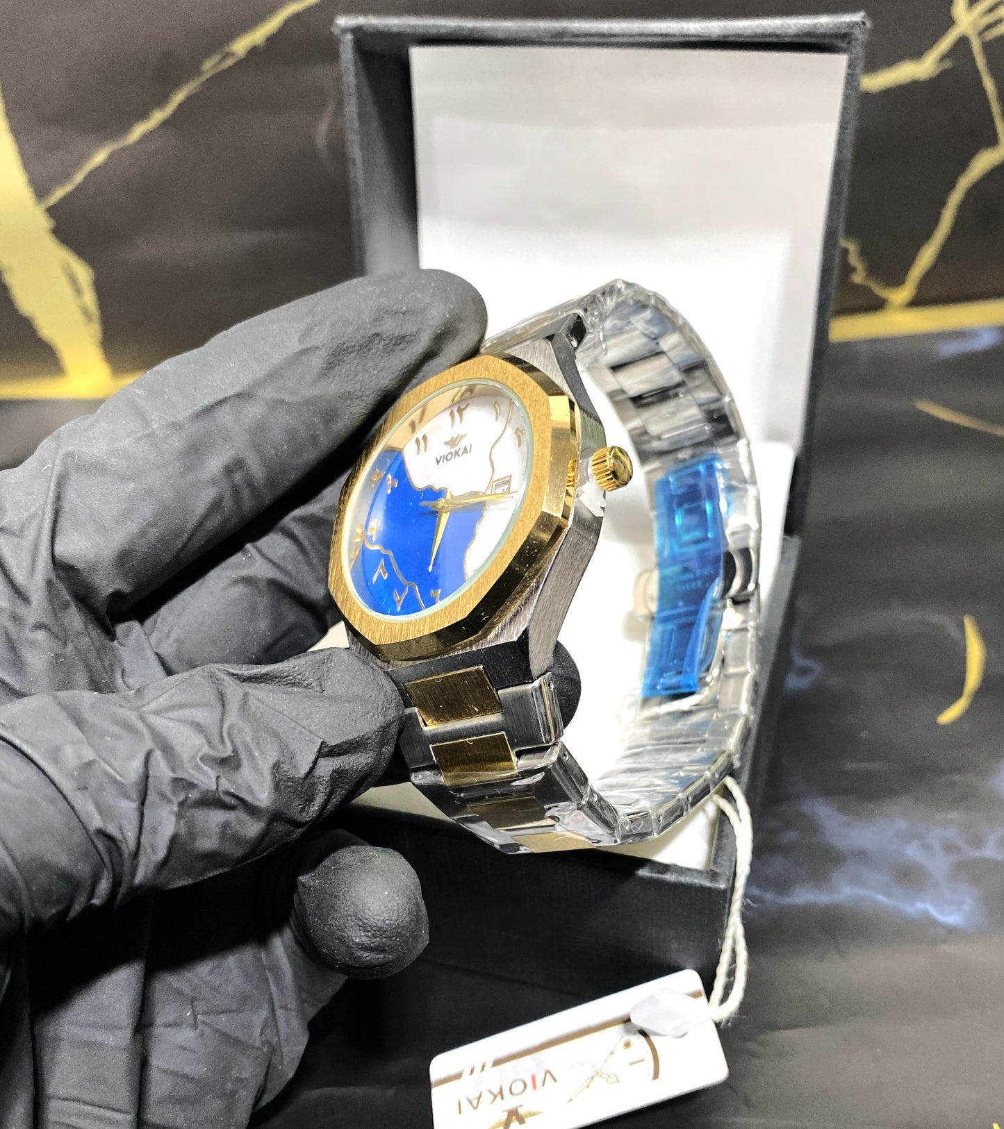 Viokai Classic Stainless Steel Timepiece