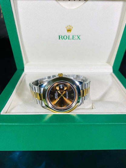rolex true tone silver & gold