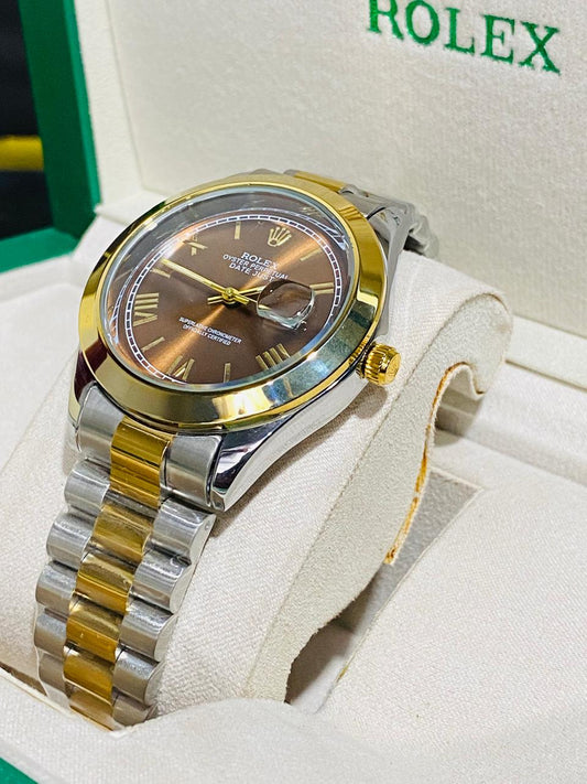 rolex true tone silver & gold