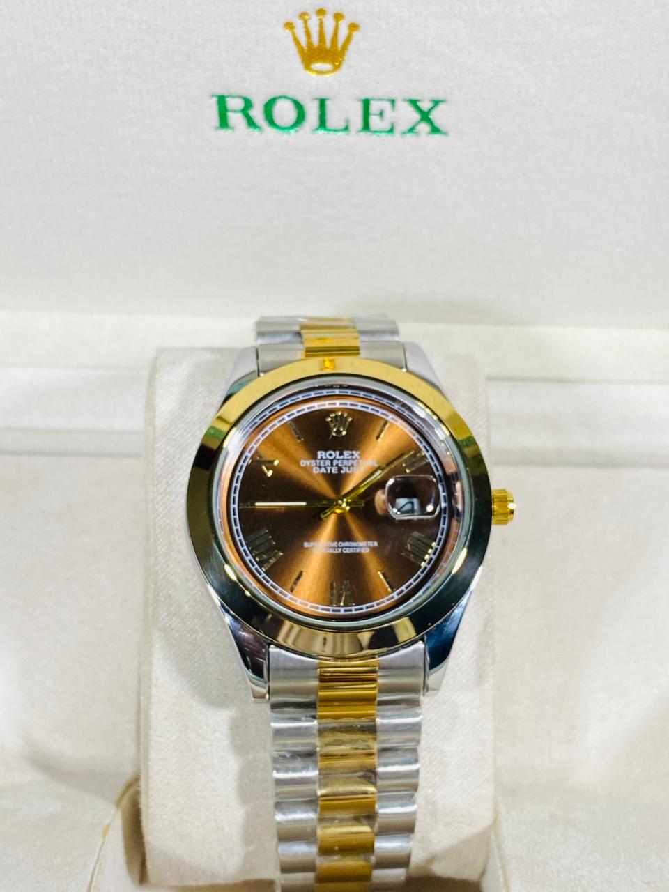rolex true tone silver & gold