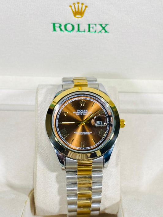 rolex true tone silver & gold